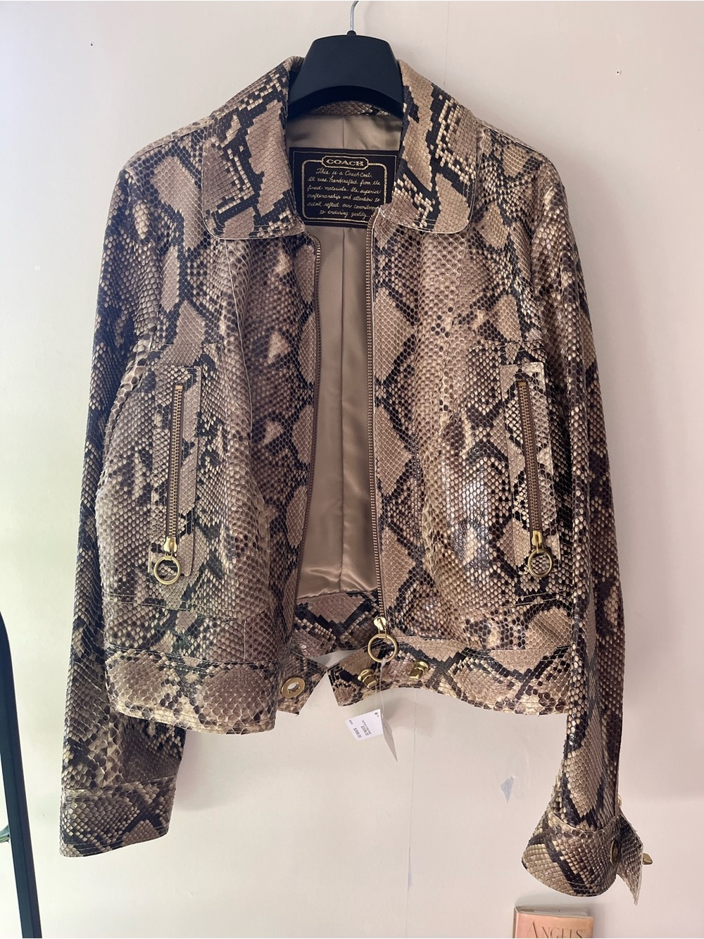 Genuine Python Coach jacket